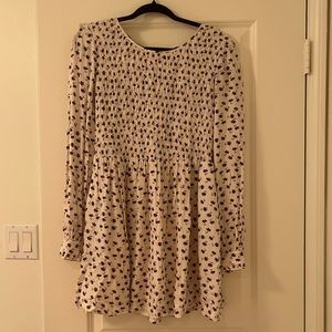 Free people smocked baby doll dress